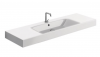 Kerasan 353531 CENTO umywalka 140X45 SOSP/z/o NERO MATT